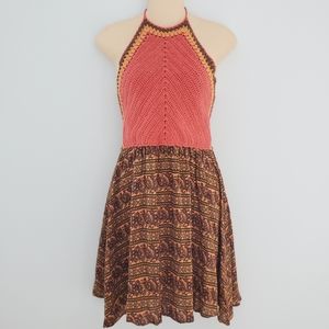 American Rag Columbus Crochet Halter Dress